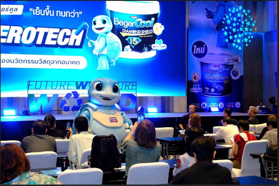 เบเยอร์ เดินหน้า "เปลี่ยนใหญ่" ทุ่ม 30 ล้าน สร้างปรากฏการณ์ใหม่วงการสีทาบ้าน ตอกย้ำความเป็น "ผู้นำสีนวัตกรรม" หลังคว้ารางวัลเกียรติยศ งานนวัตกรรมแห่งชาติ ชนะเลิศหนึ่งเดียวของประเทศไทยจาก 300 แบรนด์ของทุกอุตสาหกรรม