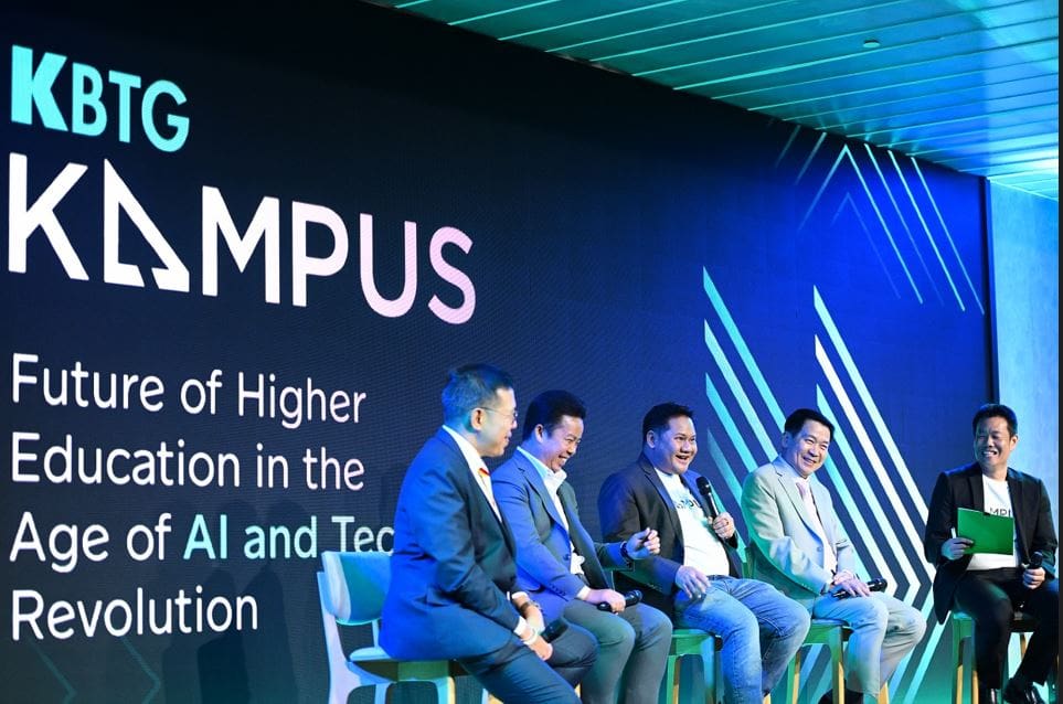 KBTG จับมือ 3 มหาวิทยาลัยชั้นนำของไทย เปิดตัวหลักสูตรระดับปริญญาโทร่วมกับ KBTG Kampus ต่อยอดการศึกษาด้านเทคโนโลยีแบบเชิงลึก ยกระดับงานวิจัยระหว่างภาคอุตสาหกรรมและภาคการศึกษาของไทย