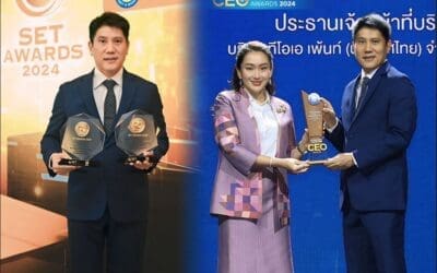 TOA คว้ารางวัลใหญ่ ‘สุดยอดซีอีโอ’ จากเวที CEO Econmass Awards 2024 และจากงาน SET Awards 2024    ควบอีก 2  รางวัล “Outstanding CEO & Company Performance Awards”