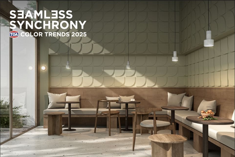 ส่องเทรนด์สีปี 2025 TOA Color Trends ค้นหาสีที่ใช่! ให้บ้านคุณ 
