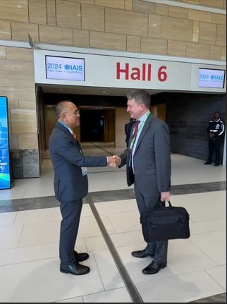 เลขาธิการ คปภ. นำทัพผู้บริหารสำนักงาน คปภ. ร่วมถกแนวทางกำกับดูแลธุรกิจประกันภัยในเวทีการประชุม IAIS 2024 ณ เมืองเคปทาวน์ ประเทศแอฟริกาใต้