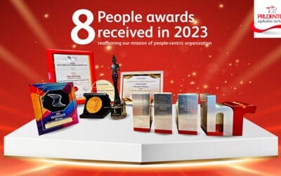 พรูเด็นเชียลฯ คว้า 8 รางวัล จาก 4 เวทีระดับโลก โชว์ความสำเร็จด้านบริหารบุคลากร ตอกย้ำความมุ่งมั่นในการดูแลพนักงานแบบองค์รวมด้วยหลัก Fair and Care