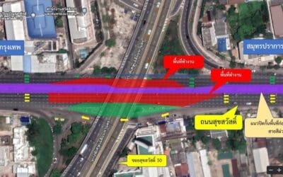 กทพ. แจ้งการเบี่ยงการจราจรชั่วคราวบริเวณถนนสุขสวัสดิ์ชิดเกาะกลางฝั่งขาเข้าและขาออกกรุงเทพฯ ฝั่งละ 2 ช่องทาง (ช่วงป้ายรถเมล์ กม.9)