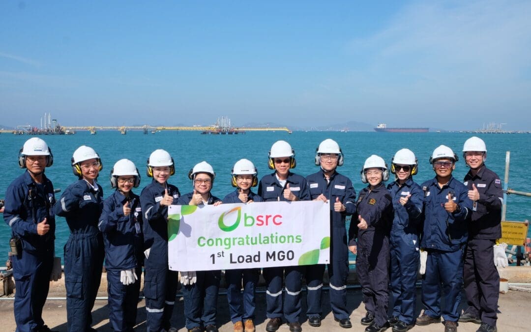 BSRC เปิดช่องทางใหม่ส่งจำหน่าย MGO ทางเรือ ยอดจำหน่ายกว่า2 ล้านลิตร