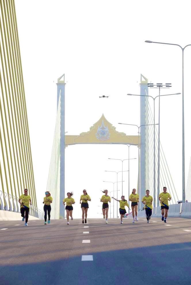การทางพิเศษฯ แจ้งมาตรการกิจกรรมเดิน – วิ่ง ลอยฟ้า บนสะพานทศมราชัน เพื่อบรรเทาปัญหาฝุ่น PM 2.5 ให้แก่ประชาชนที่ร่วมงาน
