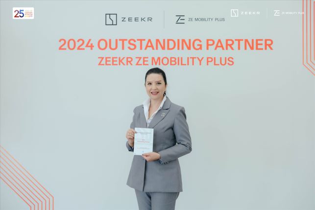 ซีกเกอร์ ซี โมบิลิตี้ พลัส คว้ารางวัลระดับโลก ‘2024 OUTSTANDING ZEEKR PARTNER’ และ ‘2024 SALES AWARD’