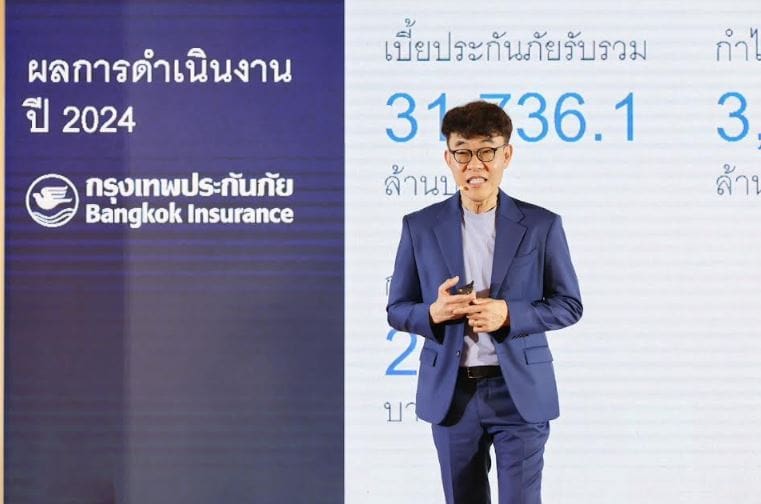 กรุงเทพประกันภัย
ยกระดับองค์กรสู่ความเป็นเลิศที่โดดเด่นและแตกต่างในทุกมิติ
ประกาศแผนปี 2568 ตั้งเป้าเบี้ยฯ 34,200 ล้านบาท เติบโต 8%
เสริมศักยภาพเทคโนโลยีดิจิทัล
สร้างสรรค์นวัตกรรมบริการที่เหนือความคาดหวัง
พร้อมผลิตภัณฑ์ที่รองรับคนยุคใหม่