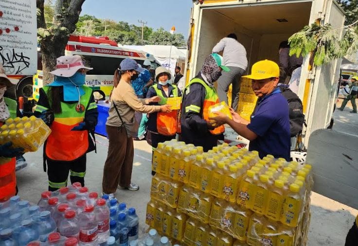 กฟผ. ขอร่วมเป็นอีกหนึ่งกำลังใจ ช่วยเหลือผู้ประสบภัยตึกถล่มย่านจตุจักรจากเหตุแผ่นดินไหว