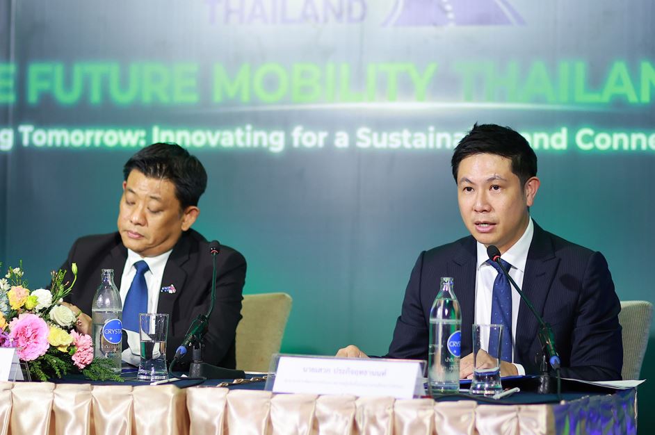 สมาคมผู้ผลิตชิ้นส่วนยานยนต์ไทย (TAPMA) แถลงข่าวเปิดตัว Future Mobility Thailand 2025

เวทีเจรจาธุรกิจระดับโลก มุ่งสู่การเป็นศูนย์กลางการผลิตยานยนต์แห่งอนาคต