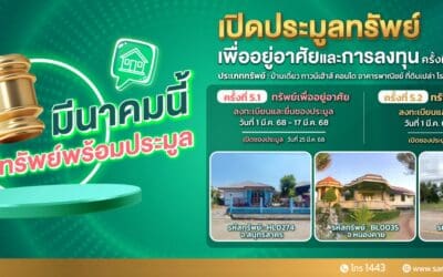 SAM นำทรัพย์เด่น ราคาพิเศษ ทั้งเพื่ออยู่อาศัยและลงทุนออกประมูล 25 มี.ค.และ 8 เม.ย.นี้  พร้อมจับมือแบงก์พันธมิตรปล่อยแคมเปญพิเศษ