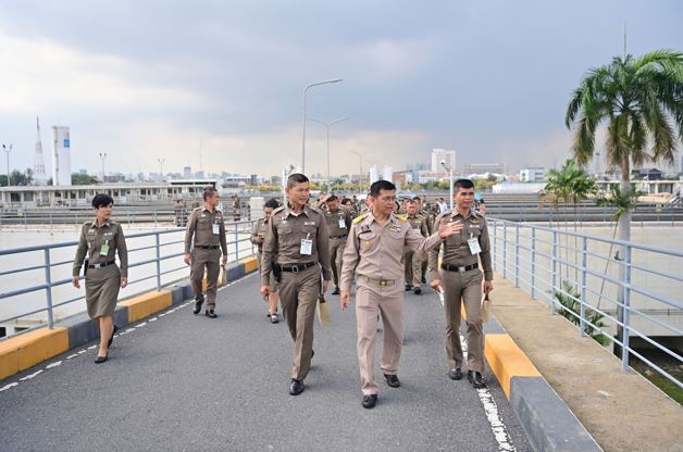 กปน. ต้อนรับคณะผู้เข้าอบรมหลักสูตรผู้กำกับการ รุ่นที่ 151 วิทยาลัยการตำรวจ
ศึกษาดูงานโรงงานผลิตน้ำบางเขน