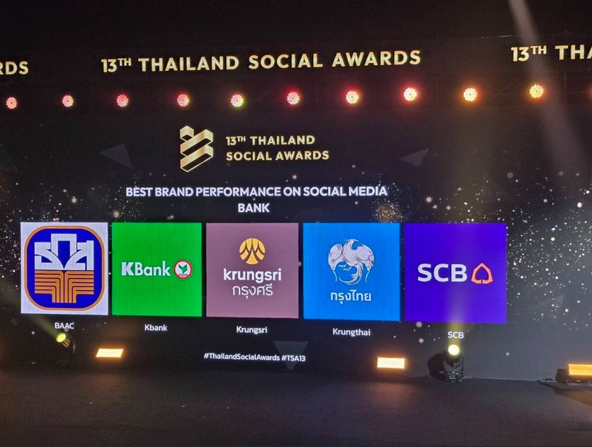ธ.ก.ส. คว้ารางวัลในงาน Thailand Social Awards ครั้งที่ 13