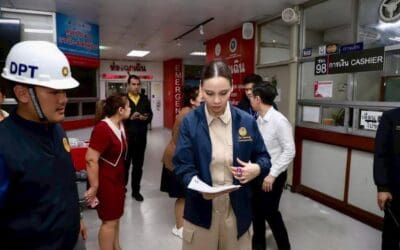 มท.3 ร่วม กปน. มอบน้ำดื่มช่วยเหลือบรรเทาความเดือดร้อน รพ.ราชวิถี เหตุแผ่นดินไหว