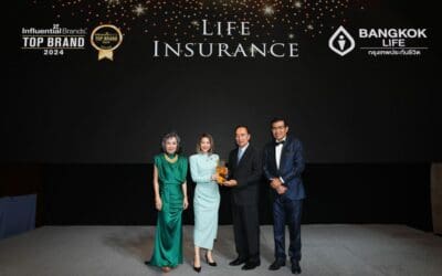 กรุงเทพประกันชีวิตคว้ารางวัล Top Influential Brand Award จากเวที 2024 Asia CEO Summit & Award Ceremony 