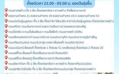 ประกาศ การประปานครหลวง เรื่อง ซ่อมท่อประธานที่แตกรั่ว