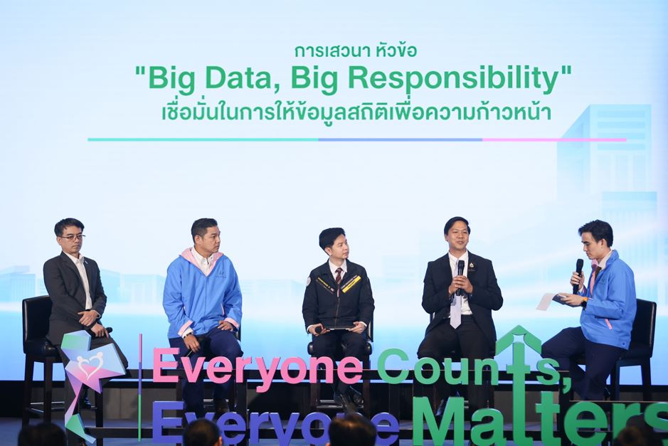 รองนายกรัฐมนตรีและรมว.ดีอี เป็นประธานเปิดโครงการสำมะโนประชากรและเคหะ พ.ศ. 2568 เพราะทุกคนสำคัญ ทุกข้อมูลมีความหมาย ร่วมสร้างอนาคตไทยให้ดีขึ้น Everyone Counts, Everyone Matters