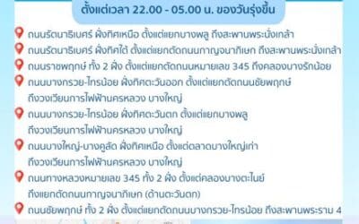 ประกาศ การประปานครหลวง เรื่อง ปรับปรุงระบบท่อประธาน
