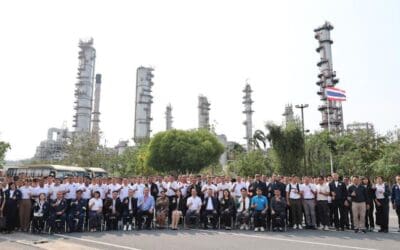 BSRCต้อนรับคณะตำรวจศูนย์ปราบปรามการกระทำความผิดเกี่ยวกับน้ำมันเชื้อเพลิง โชว์ศักยภาพมาตรฐานระดับสากลของโรงกลั่นน้ำมันบางจาก ศรีราชา