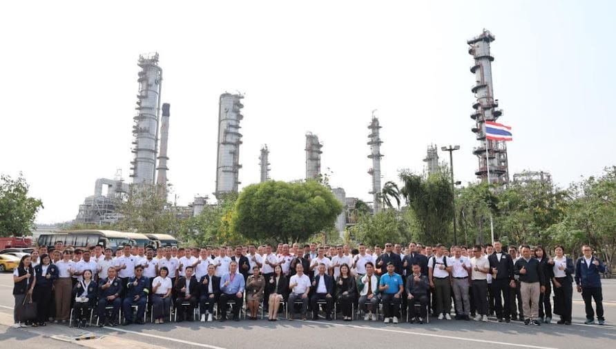 BSRCต้อนรับคณะตำรวจศูนย์ปราบปรามการกระทำความผิดเกี่ยวกับน้ำมันเชื้อเพลิง โชว์ศักยภาพมาตรฐานระดับสากลของโรงกลั่นน้ำมันบางจาก ศรีราชา