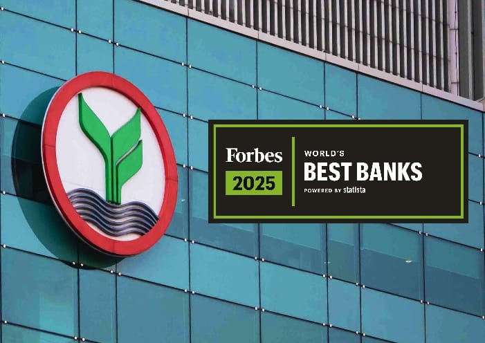 กสิกรไทย ครองแชมป์ธนาคารอันดับ 1 ของประเทศไทย จากการจัดอันดับ “World’s Best Banks 2025” โดยนิตยสาร Forbes