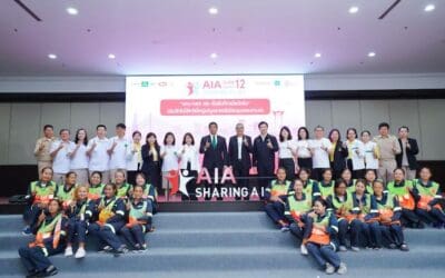เอไอเอ ประเทศไทย จัดกิจกรรม “เอไอเอ แชร์ริ่ง อะ ไลฟ์” (AIA Sharing A Life) ครั้งที่ 12  ภายใต้แนวคิด “Healthier You เริ่มต้นที่การฉีดวัคซีน” มอบบริการฉีดวัคซีนไข้หวัดใหญ่ให้แก่คนไทยทั่วประเทศ