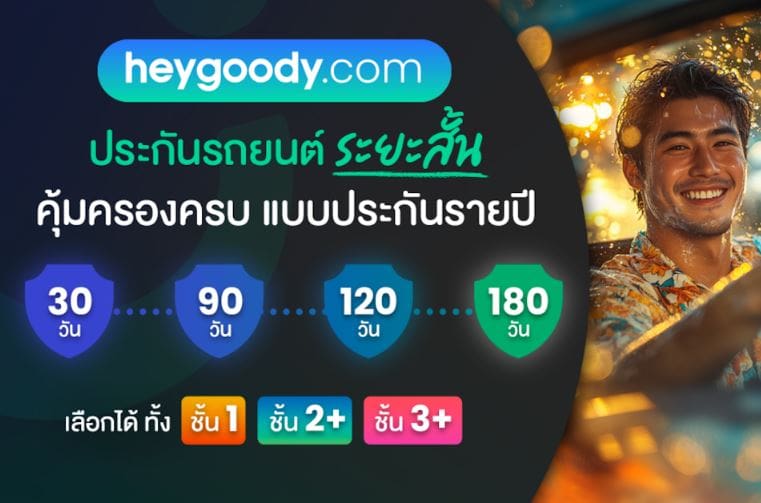 “heygoody.com” เปิดตัวประกันรถยนต์ระยะสั้น ตอบโจทย์ไลฟ์สไตล์หลากหลายของผู้บริโภคยุคใหม่