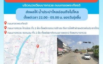 ประกาศ การประปานครหลวง เรื่อง ดำเนินการยกเลิกท่อประธาน