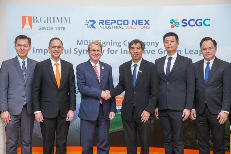 B.Grimm Power จับมือครั้งสำคัญกับ SCGC สู่เป้าหมาย Net Zero  ยกระดับโรงไฟฟ้าด้วยดิจิทัลโซลูชันอัจฉริยะ “DRS by REPCO NEX”   เร่งขับเคลื่อนพลังงานสะอาดแห่งอนาคตให้กับประเทศไทย     