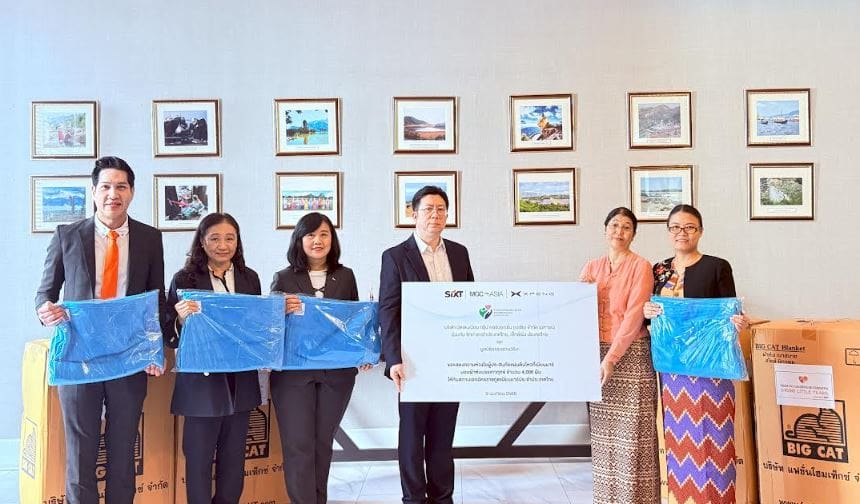 MGC-ASIA ร่วมกับ ซิกท์ รถเช่า ประเทศไทย, เอ็กซ์เผิง ประเทศไทย และ มูลนิธิธรรมชวนวิริยะ มอบสิ่งของบรรเทาทุกข์ แก่ผู้ประสบภัยแผ่นดินไหวที่เมียนมาร์ 
