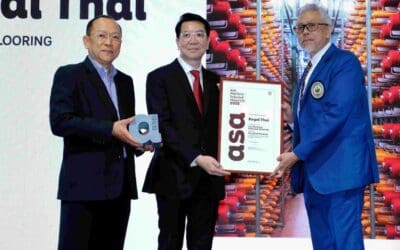 ผลิตภัณฑ์ Ax Tile EcoSoft® จาก Royal Thai แบรนด์ในเครือ TCM Corporation ได้รับรางวัล ASA Platform Selected Materials 2025
