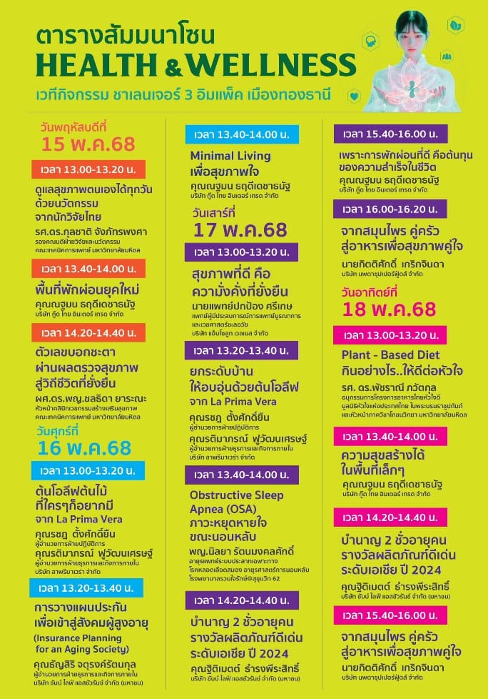 MONEY EXPO 2025 BANGKOK เปิดฉากอลังการ
อัดแน่น 7 โซนบริการการเงินการลงทุนครบวงจร
แบงก์/นอนแบงก์/ประกัน เสิร์ฟดีลแรงแห่งปี