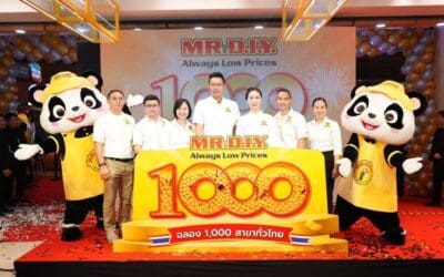 มิสเตอร์. ดี.ไอ.วาย. เปิดร้านครบ 1,000 สาขาทั่วไทย!ตอกย้ำการเป็นผู้นำในธุรกิจอุปกรณ์ตกแต่งบ้านและสินค้าไลฟ์สไตล์