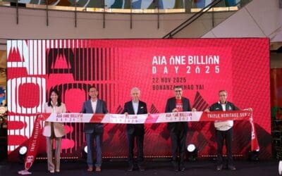 เอไอเอ ผนึกกำลัง กลุ่มบริษัทพราว และ จังหวัดนครราชสีมา จัดงาน “AIA ONE BILLION DAY 2025” ครั้งแรกกับการวิ่งเทรลบนเส้นทางมรดกโลก พร้อมเต็มอิ่มกับกิจกรรมสนุกตลอดวัน เพื่อให้คนไทยได้มีสุขภาพและชีวิตที่ดีขึ้นอย่างยั่งยืน