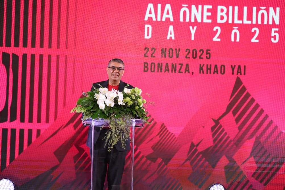 เอไอเอ ผนึกกำลัง กลุ่มบริษัทพราว และ จังหวัดนครราชสีมาจัดงาน “AIA ONE BILLION DAY 2025” ครั้งแรกกับการวิ่งเทรลบนเส้นทางมรดกโลก

พร้อมเต็มอิ่มกับกิจกรรมสนุกตลอดวัน เพื่อให้คนไทยได้มีสุขภาพและชีวิตที่ดีขึ้นอย่างยั่งยืน
