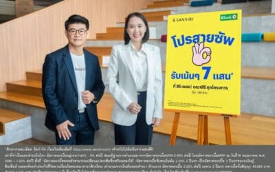 กสิกรไทยจับมือแสนสิริ จัดเต็มโปรสานฝันคนอยากมีบ้าน ผ่อนต่ำ 2 ปี ดอกเบี้ยเริ่มต้น 2.25%