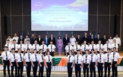 “มนพร” ดัน สบพ.-การบินไทย ผนึกกำลังผลิตบุคลากรการบิน เสริมศักยภาพอุตสาหกรรม มุ่งสู่ Aviation Hub of ASEAN