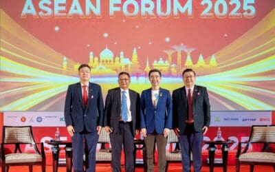 “อัศวิน เตชะเจริญวิกุล” แม่ทัพแห่ง BJC Big C ร่วมเสวนาบนเวที ASEAN Forum 2025เผยยอดขายอาเซียนโตกว่า 15,000 ล้านบาท ตอกย้ำภาพลักษณ์ธุรกิจที่แข็งแกร่งในภูมิภาค