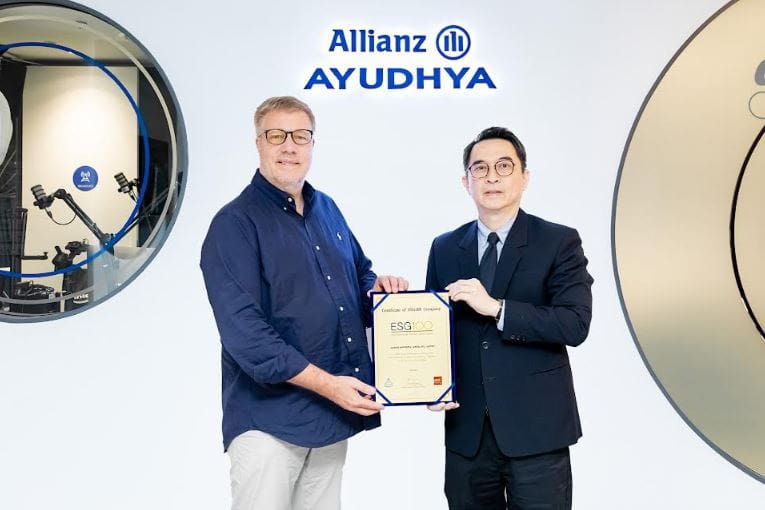 อลิอันซ์ อยุธยา แคปปิตอล ติดทำเนียบ หุ้น ESG100 ต่อเนื่องเป็นปีที่ 3