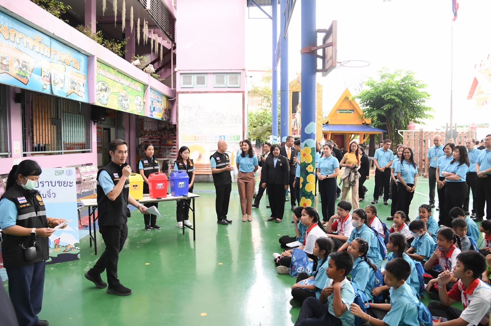 มท.2 นำทีม กปน. จัดกิจกรรม “เยาวชนพิทักษ์น้ำ”
ณ โรงเรียนวัดประชาศรัทธาธรรม (เสาหิน) กรุงเทพมหานคร