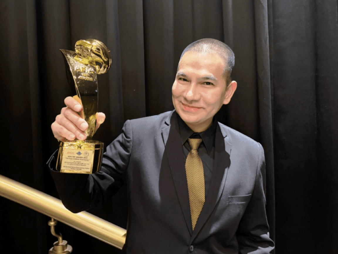 วศิน วรรณพฤกษ์ คว้ารางวัลผู้บริหารงานการตลาดภาครัฐยอดเยี่ยม จากเวที  ASIA TOP AWARDS 2025

