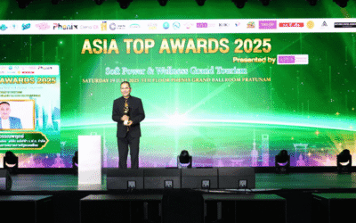 วศิน วรรณพฤกษ์ คว้ารางวัลผู้บริหารงานการตลาดภาครัฐยอดเยี่ยม จากเวที ASIA TOP AWARDS 2025