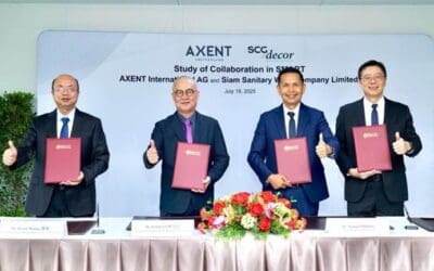SCGD จับมือ AXENT Switzerland ขับเคลื่อนการเติบโตตลาดสุขภัณฑ์อัจฉริยะมุ่งสู่ความเป็นผู้นำในเอเชียตะวันออกเฉียงใต้