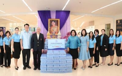 กปน. มอบน้ำดื่มบรรจุขวดแก่โรงพยาบาลจุฬาภรณ์เพื่อสาธารณกุศลเฉลิมพระเกียรติ สมเด็จพระนางเจ้าฯ พระบรมราชินีเนื่องในโอกาสวันเฉลิมพระชนมพรรษา 3 มิถุนายน 2568
