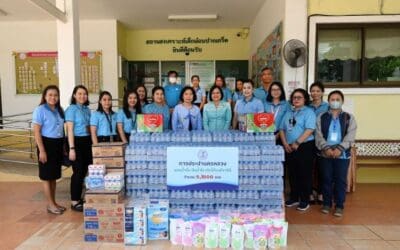 กปน. มอบน้ำดื่มบรรจุขวด แก่บ้านเด็กอ่อนปากเกร็ด เพื่อสาธารณกุศลเฉลิมพระเกียรติ สมเด็จพระนางเจ้าฯ พระบรมราชินี เนื่องในโอกาสวันเฉลิมพระชนมพรรษา 3 มิถุนายน 2568
