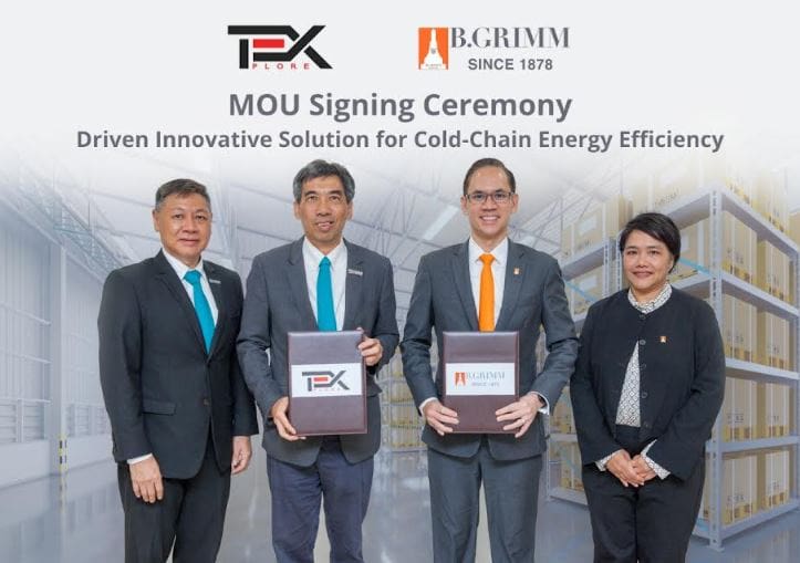 บี.กริม เพาเวอร์ ผนึกกำลัง SCGC ศึกษาโมเดลธุรกิจใหม่ ปฏิวัติวงการคลังสินค้าห้องเย็นด้วย CHILLOX โซลูชันประหยัดพลังงาน