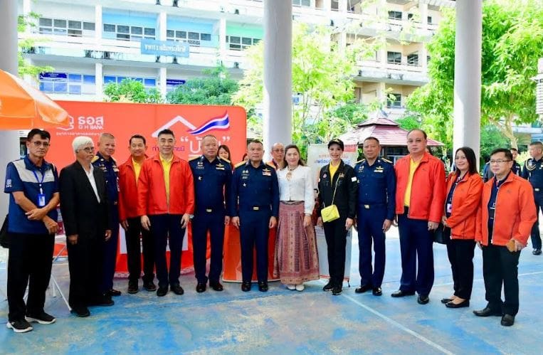 ธอส. ร่วมกับกองทัพอากาศและพันธมิตร ยกระดับคุณภาพสถานศึกษาส่งมอบโครงการปรับปรุงห้องนา ้ ณ โรงเรียนทุ่งสง จ.นครศรีธรรมราช
