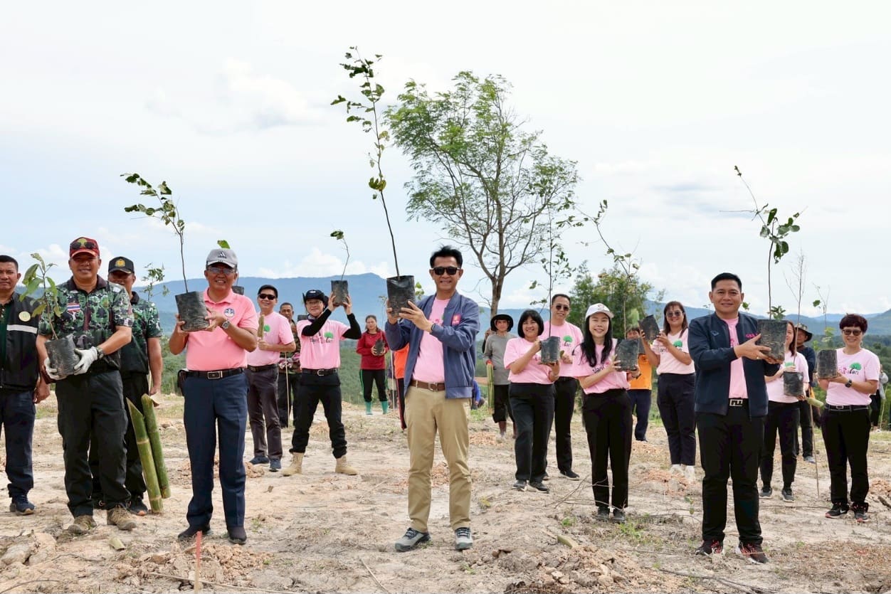 ออมสิน ขยายผลปลูกป่าอีก 2,500 ไร่ จ.เลย ในโครงการ “ปลูกป้องโลก” ตามแผน Net Zero 2050