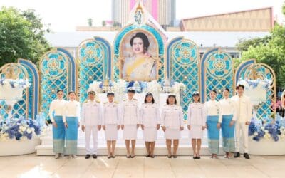 ออมสิน ถวายพระพรชัยมงคล เนื่องในโอกาสวันเฉลิมพระชนมพรรษาสมเด็จพระบรมราชชนนีพันปีหลวง