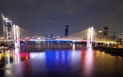 กทพ. เปิดไฟประดับสะพานทศมราชัน เพื่อเฉลิมพระเกียรติ เนื่องในโอกาสวันเฉลิมพระชนมพรรษา สมเด็จพระนางเจ้าสิริกิติ์ พระบรมราชินีนาถ พระบรมราชชนนีพันปีหลวง 12 สิงหาคม 2568