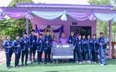 BAM ร่วมกับสภากาชาดไทยจัดทำโครงการ Home & Hope ต่อเนื่องปีที่ 5มอบบ้านให้กับผู้ด้อยโอกาส จังหวัดสุพรรณบุรี